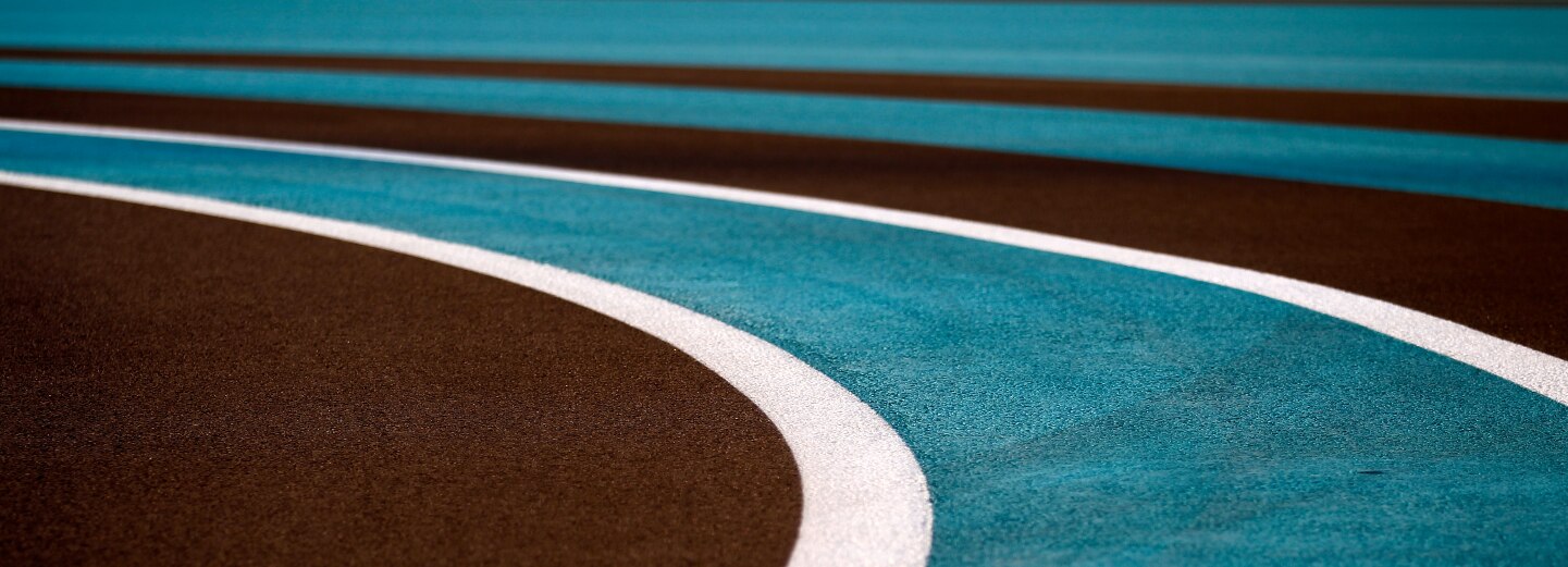 close view of yas marina circuit track